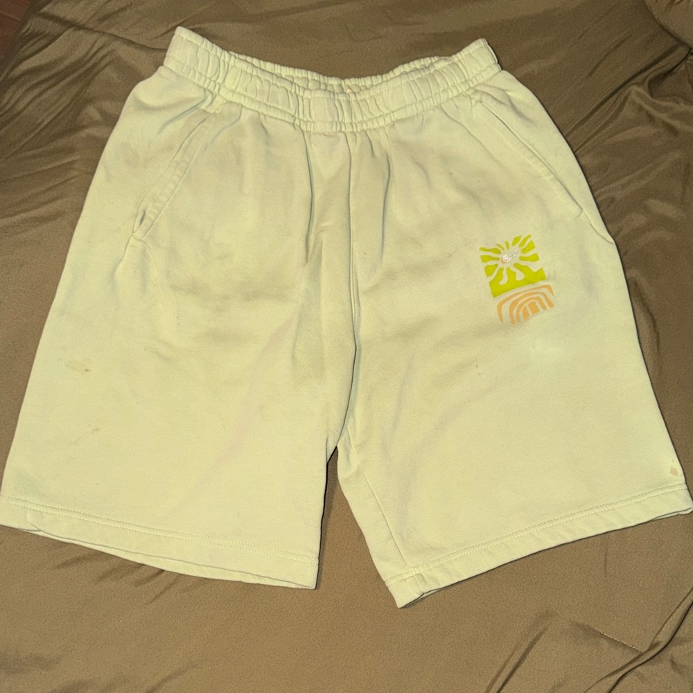 Nike Men's Cream Athletic Shorts